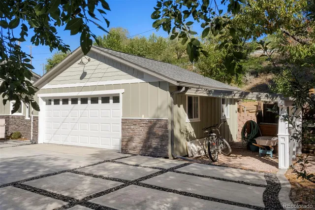 a view of outdoor space with seating area