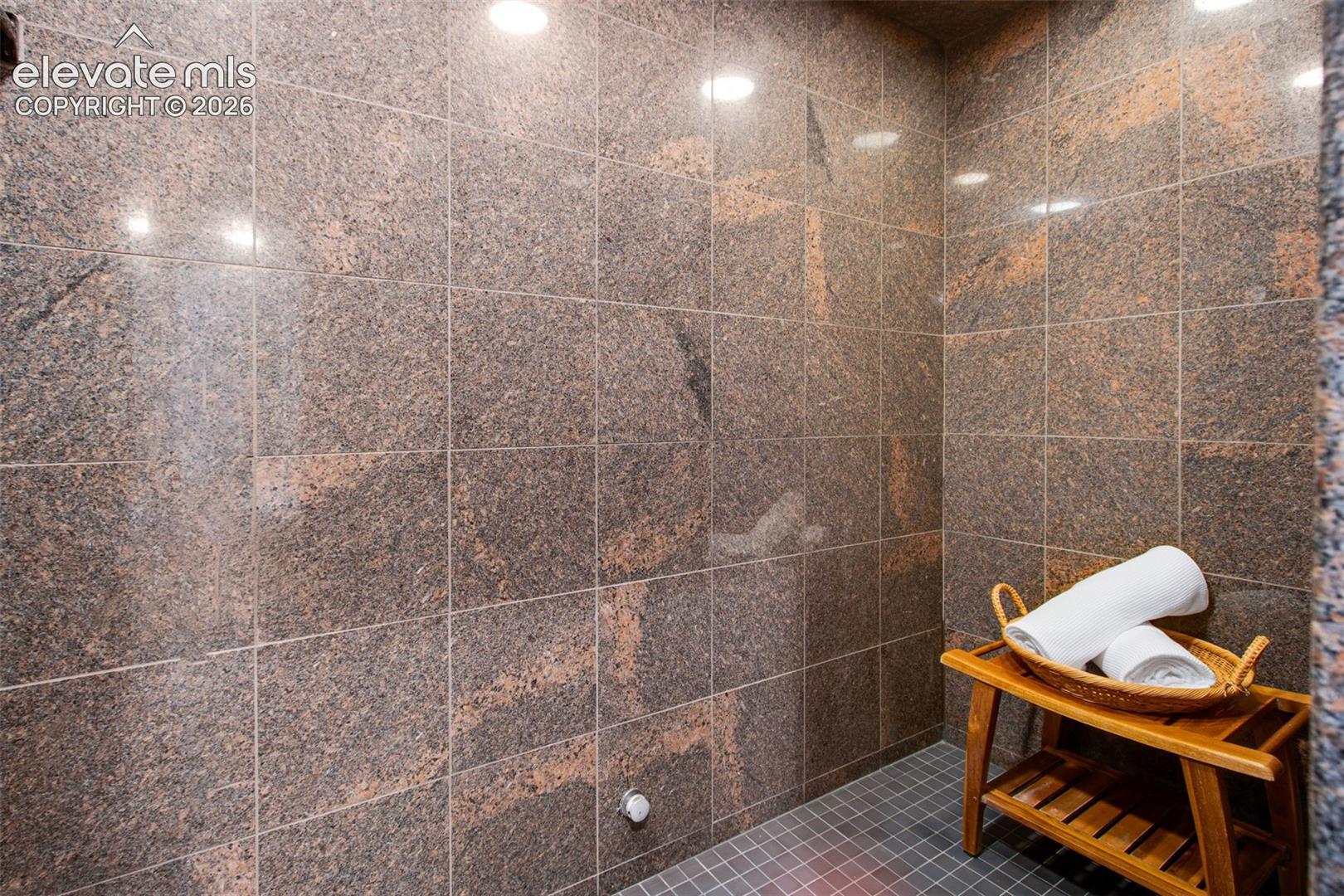 16075 Winding Trail Road Colorado Springs, CO 80908 - Photo 41 of 49 Steam shower in the bathroom attached to the bonus room located in the basement level