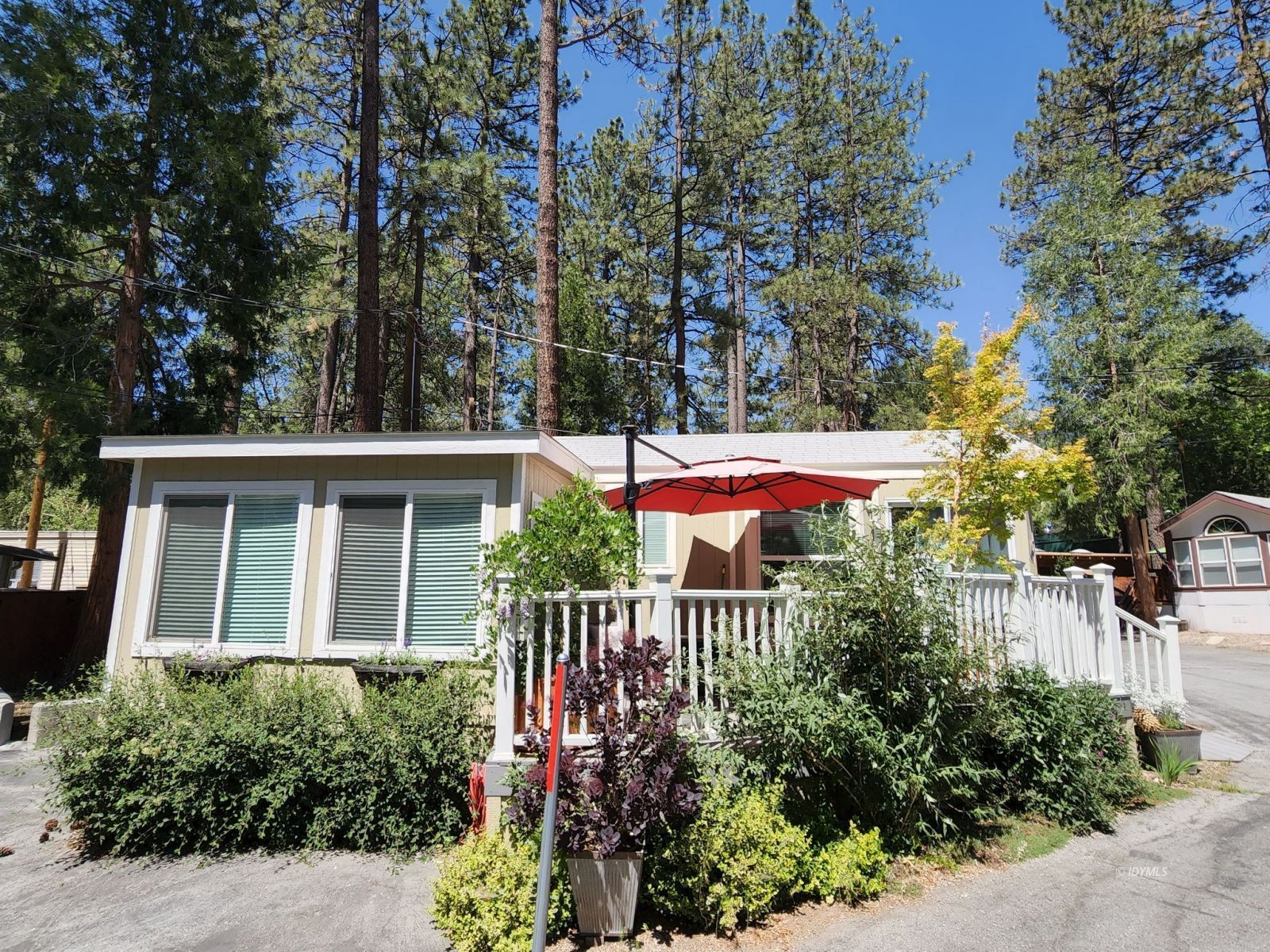 25955 Highway 243, Unit 45 Idyllwild, CA 92549 - Photo 23 of 25 aerial view of a house with a flower garden