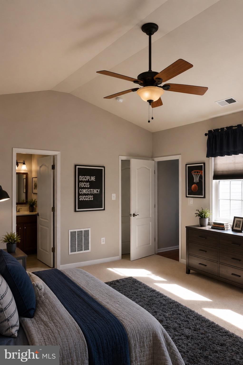 19400 Front Street Leesburg, VA 20176 - Photo 10 of 20 Serene bedroom with stylish accents.