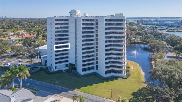 a view of a city with tall buildings