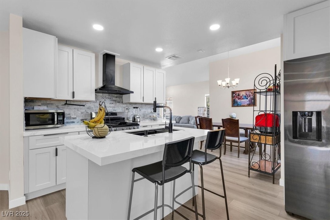 1219 Heather Ridge Road North Las Vegas, NV 89031 - Photo 12 of 32 Kitchen with appliances with stainless steel finis