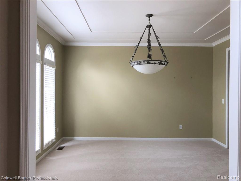 1998 Barrington Court Rochester, MI 48306 - Photo 16 of 37 Beautiful Dining Room- Custom Ceiling Detail and New Carpeting!