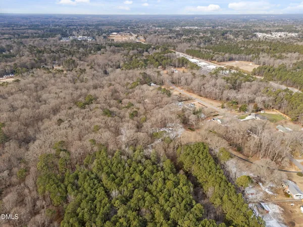 an aerial view of forest