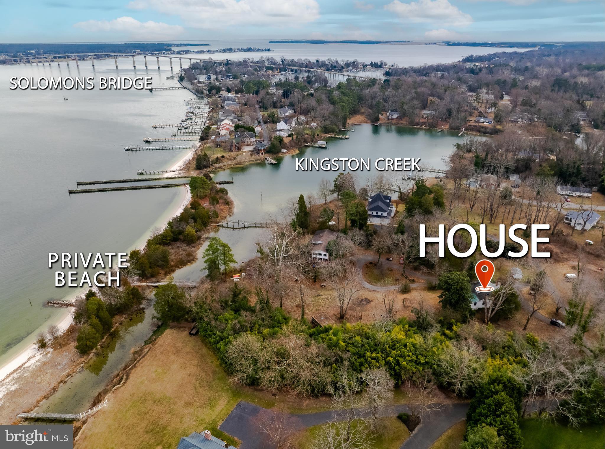 23810 Kingston Creek Road California, MD 20619 - Photo 2 of 24 Scenic waterfront retreat with private beach.