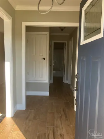 a view of a water heater room