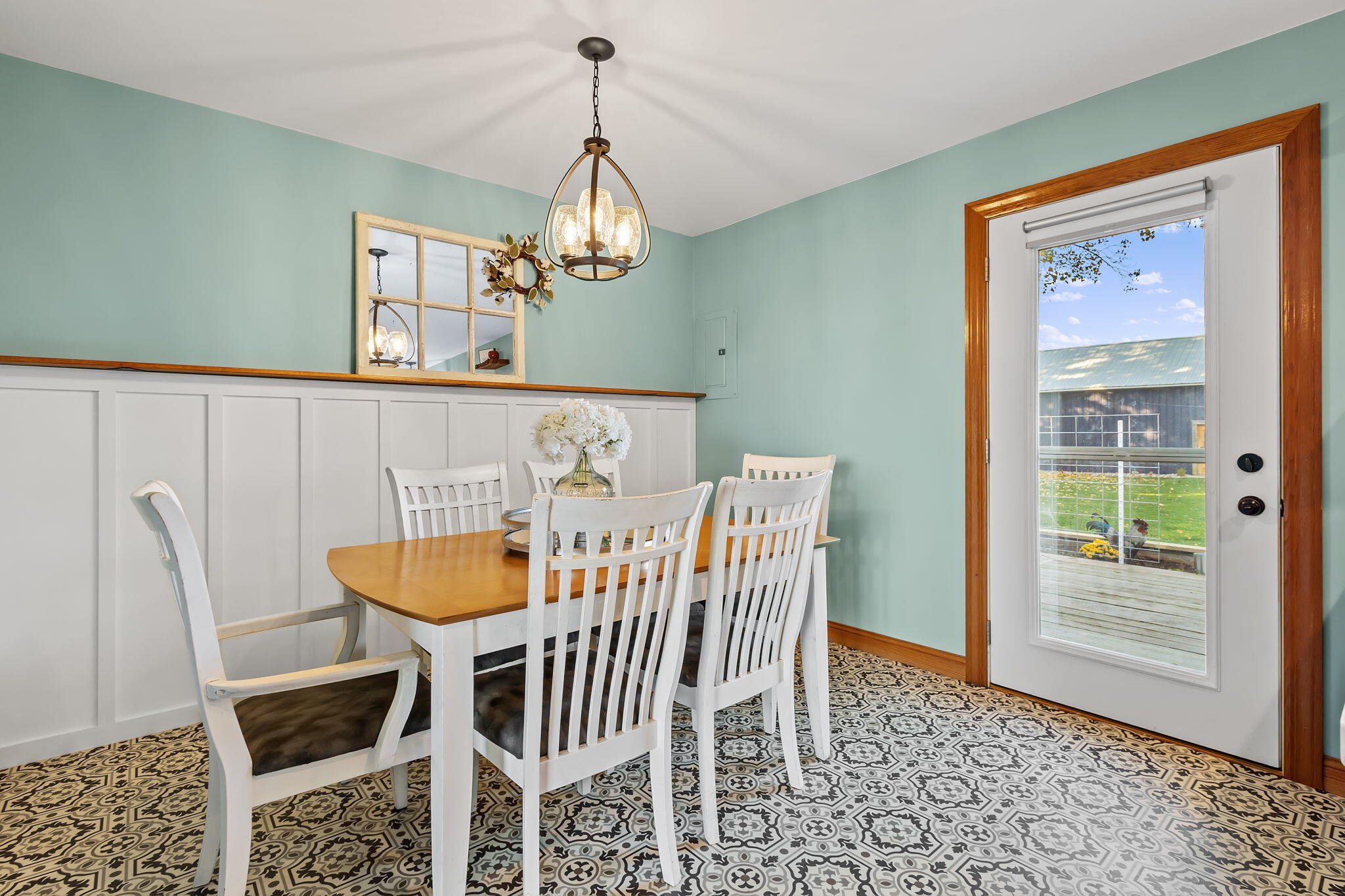 530 South 300 East Kouts, IN 46347 - Photo 14 of 42 a view of a dining room with furniture