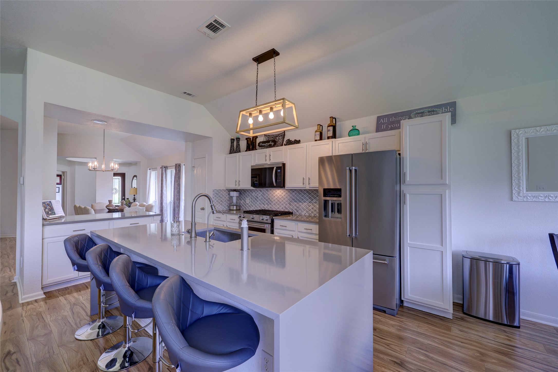 1819 Nelson Ranch Loop Cedar Park, TX 78613 - Photo 9 of 38 Large island/breakfast bar for extra seating