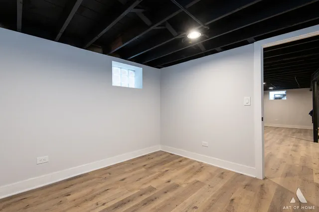 a view of an empty room