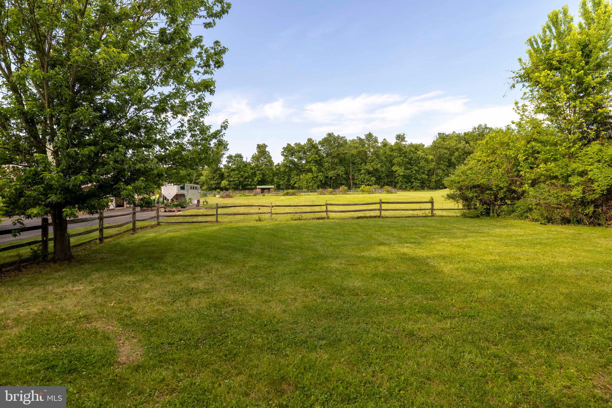 265 Walter Road Chalfont, PA 18914 - Photo 67 of 83 Fenced backyard with picturesque views