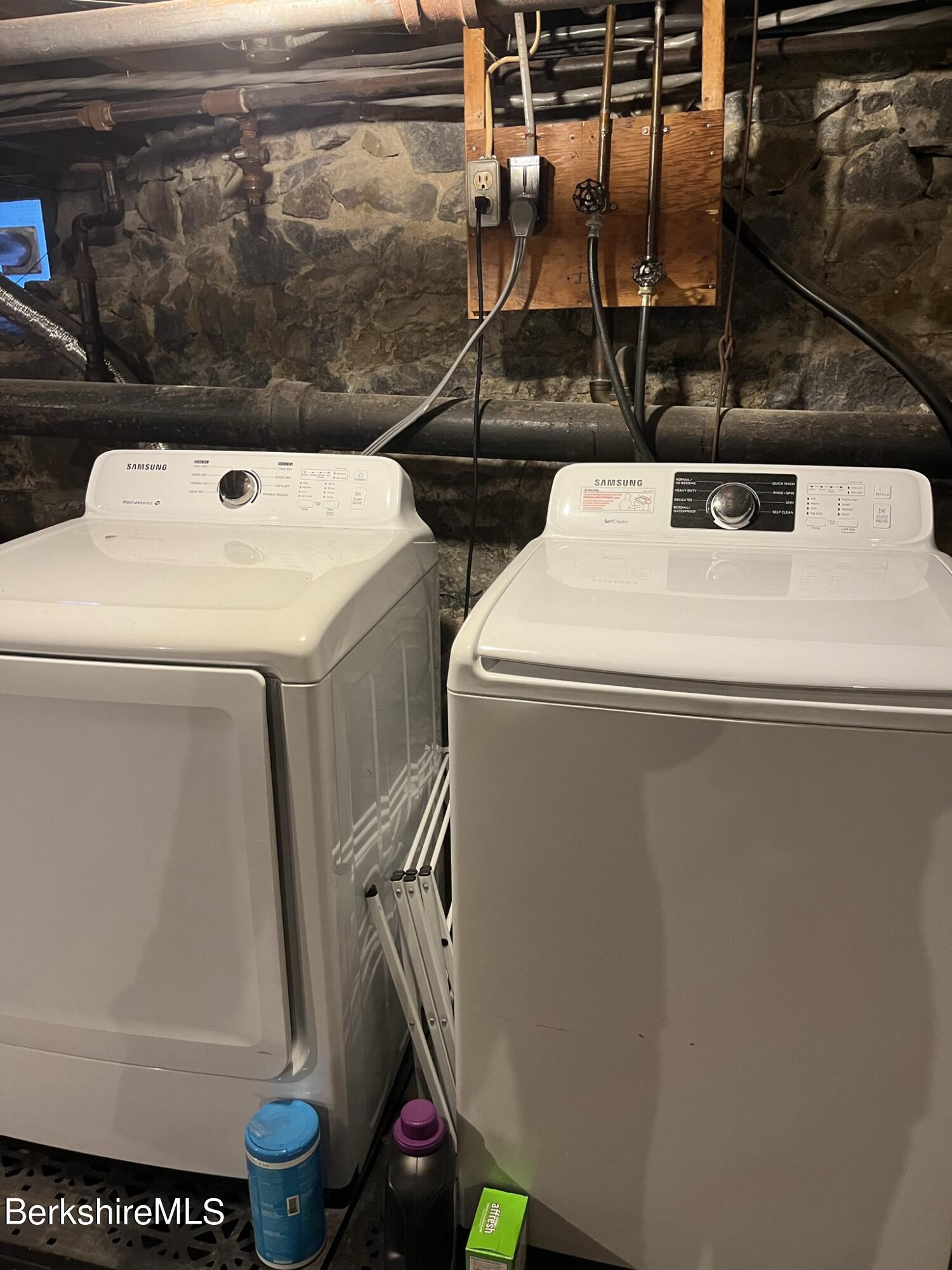 46 Summer Street Adams, MA 01220 - Photo 29 of 35 a utility room with dryer and washer