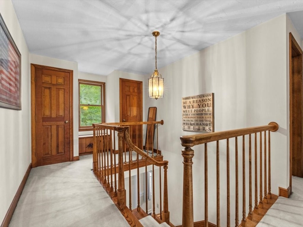 157 Harvard Road Bolton, MA 01740 - Photo 20 of 42 a view of a hallway with windows