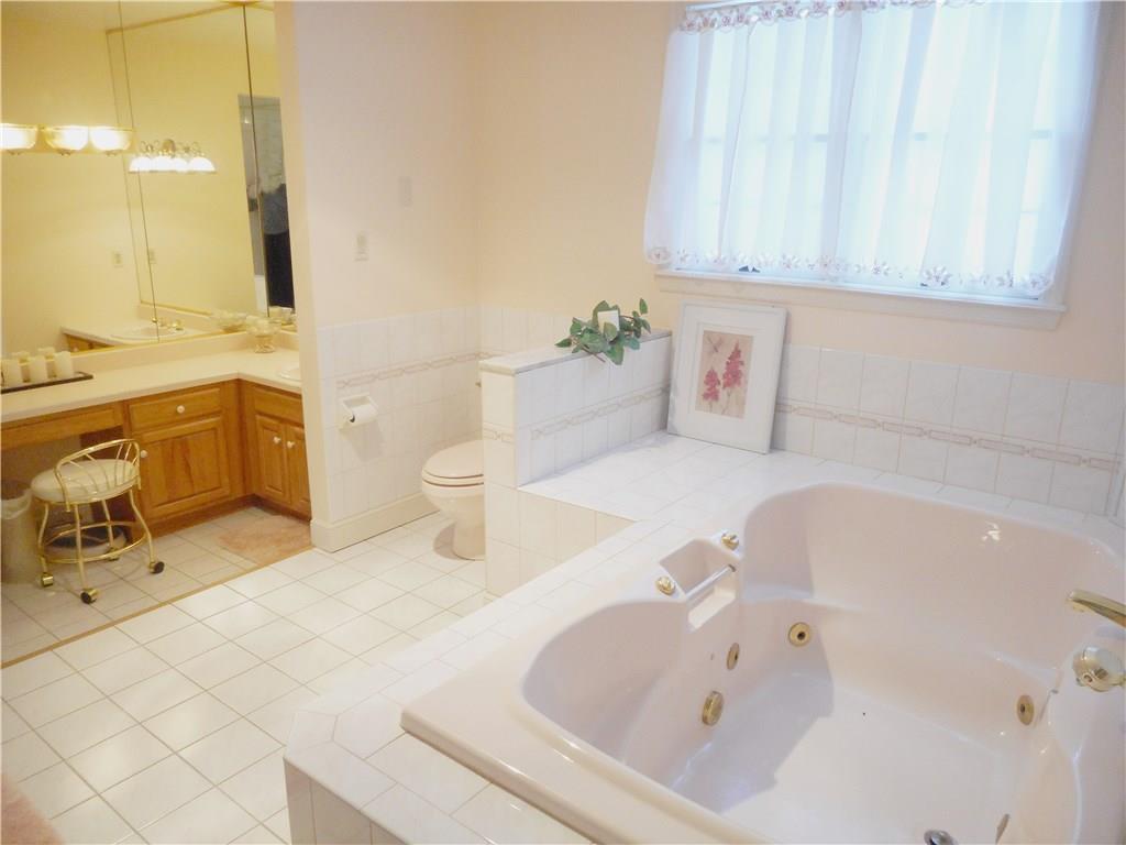 265 Rutledge Drive Canonsburg, PA 15317 - Photo 13 of 24 Master Bath: Relax and meditate on lifes rewards in the extra deep jet tub. There is almost room to swim!