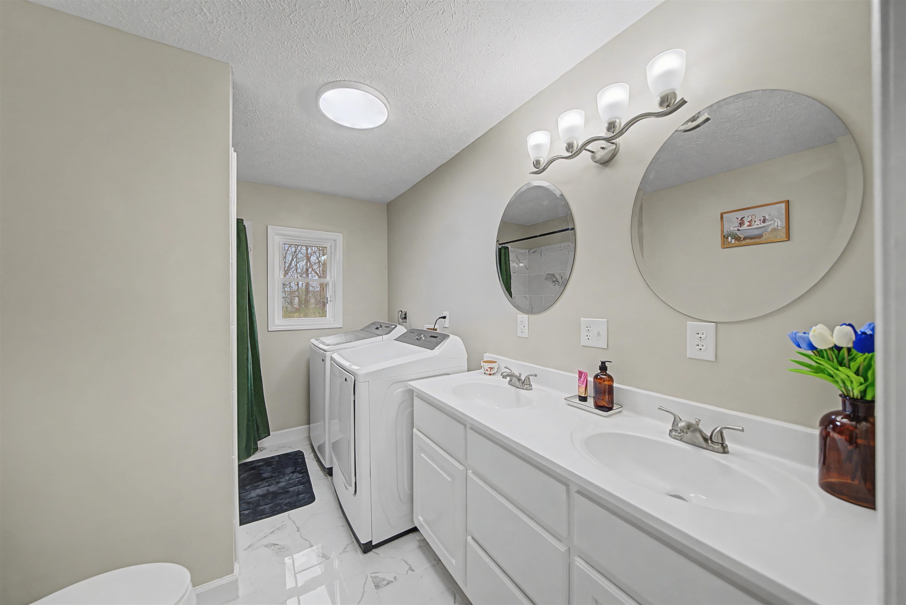 8040 45th Highway South Ramer, TN 38367 - Photo 14 of 20 a bathroom with a sink mirror and vanity