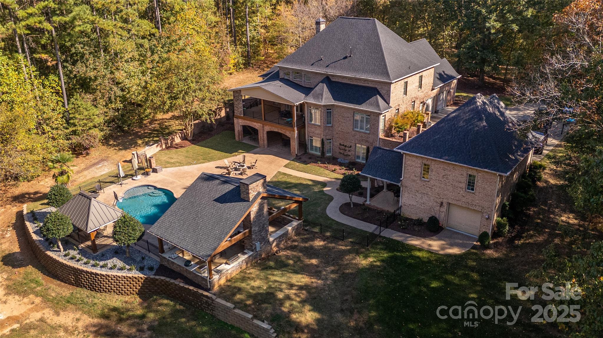 1427 Merrimont Avenue Kings Mountain, NC 28086 - Photo 2 of 48 an aerial view of a house with a yard
