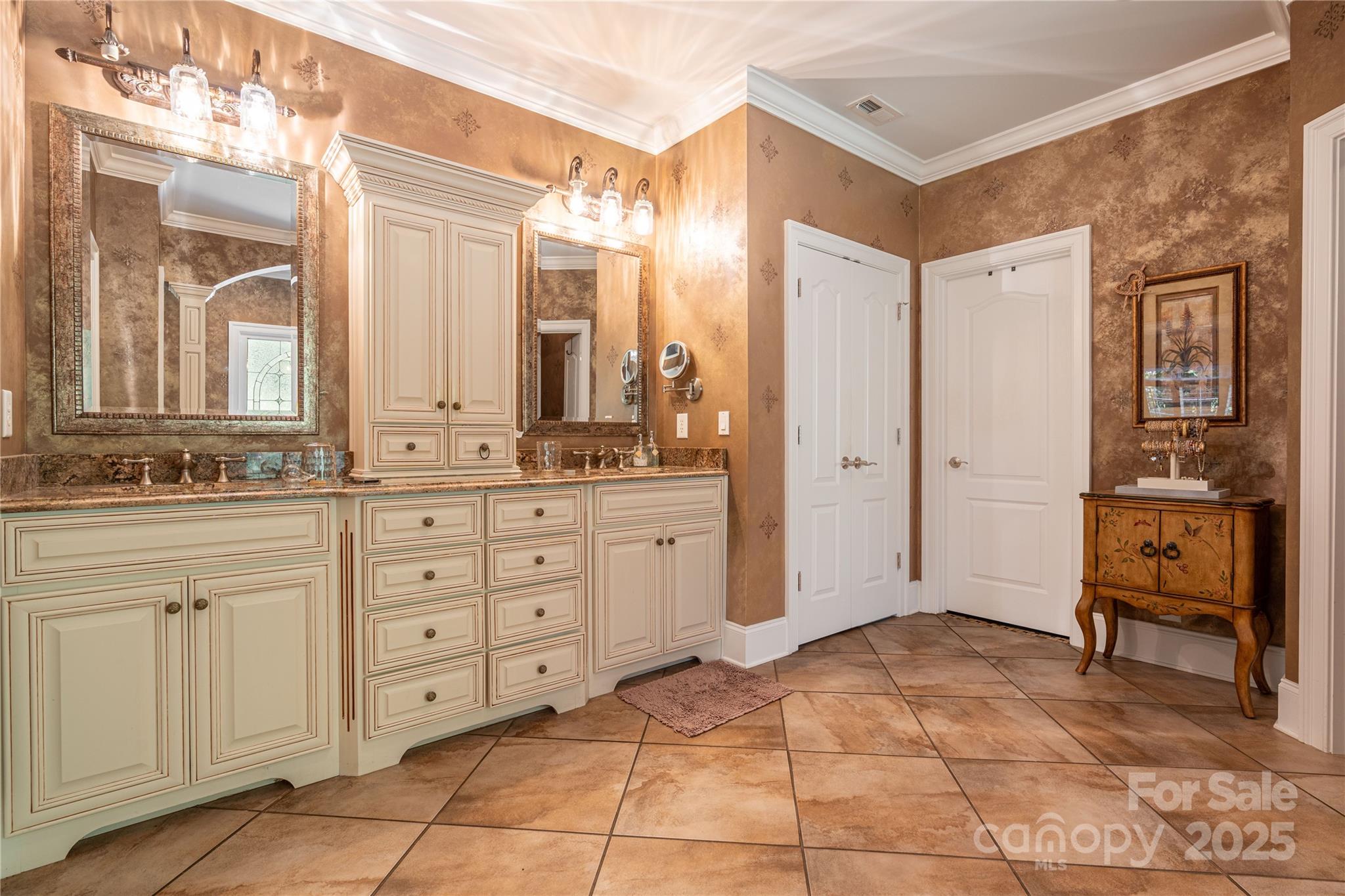 1427 Merrimont Avenue Kings Mountain, NC 28086 - Photo 23 of 48 a spacious bathroom with a sink a mirror and a shower