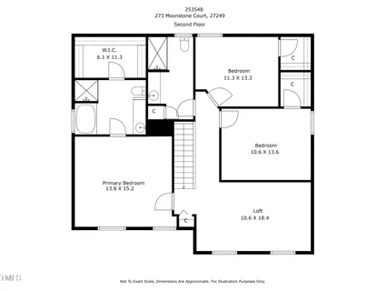 $324,900 | 273 Moonstone Court, Gibsonville, NC 27249