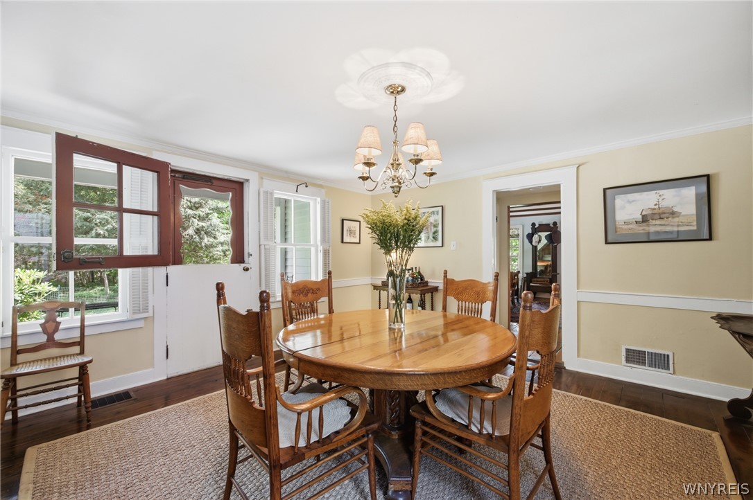 9665 New Oregon Road Eden, NY 14057 - Photo 9 of 48 Dining room looking into living room and out Dutch