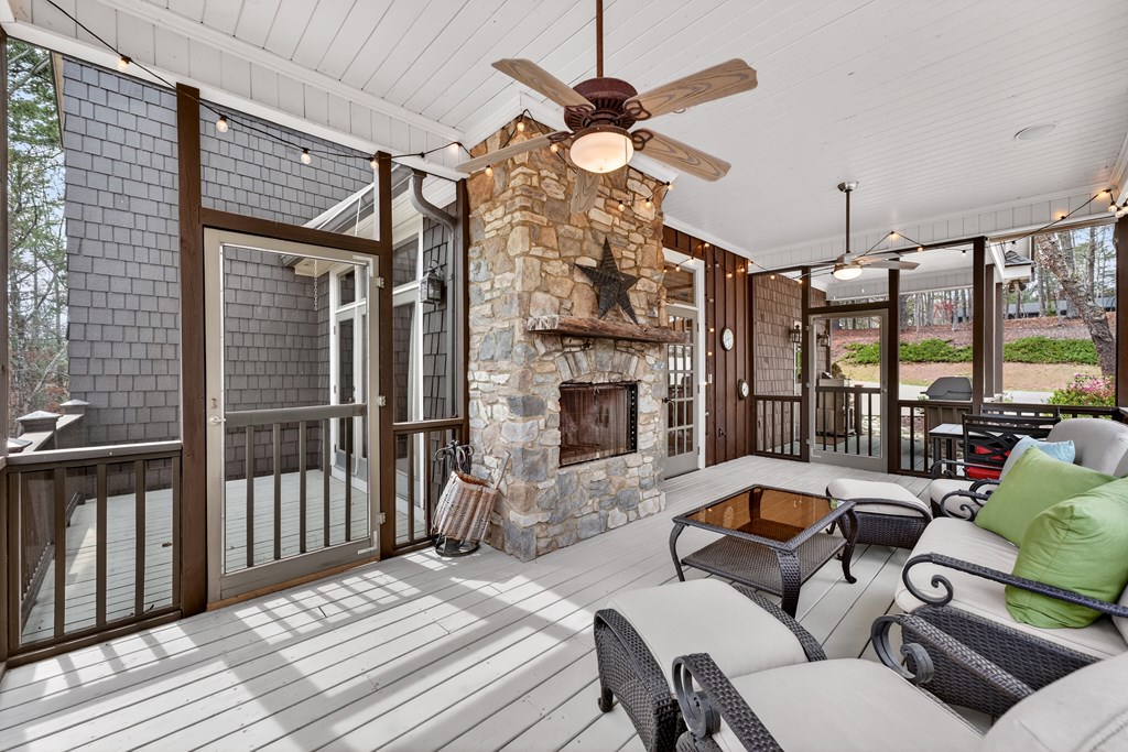 127 Azure Point Blue Ridge, GA 30513 - Photo 25 of 39 Screened patio