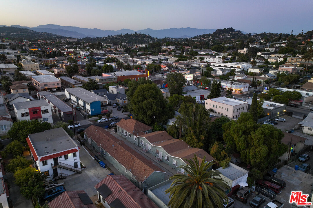 4124 Monroe Street Los Angeles, CA 90029 - Photo 29 of 29 an aerial view of a city with lots of residential buildings