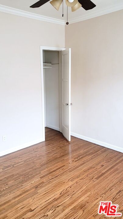 4124 Monroe Street Los Angeles, CA 90029 - Photo 9 of 29 a view of an empty room with wooden floor