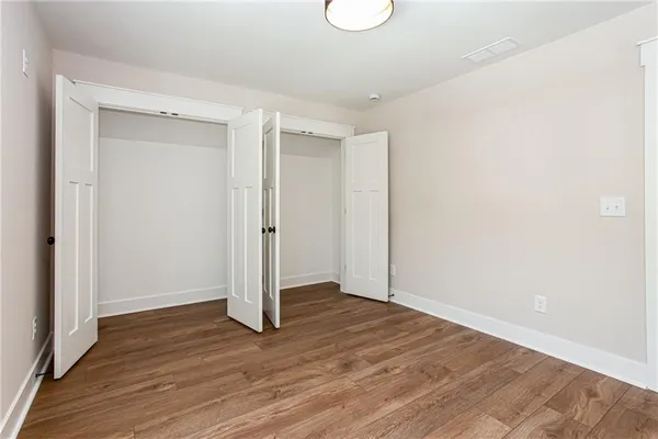 wooden floor in an empty room