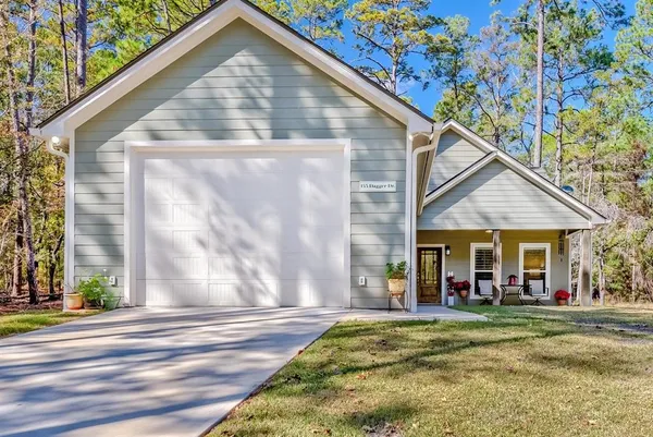 a view of a house with a patio