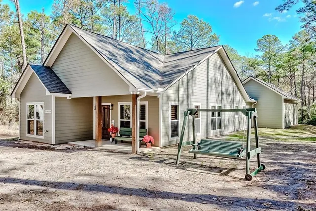 a house with a outdoor space