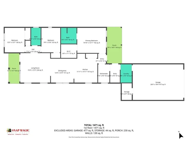 a picture of a room with a large white bed