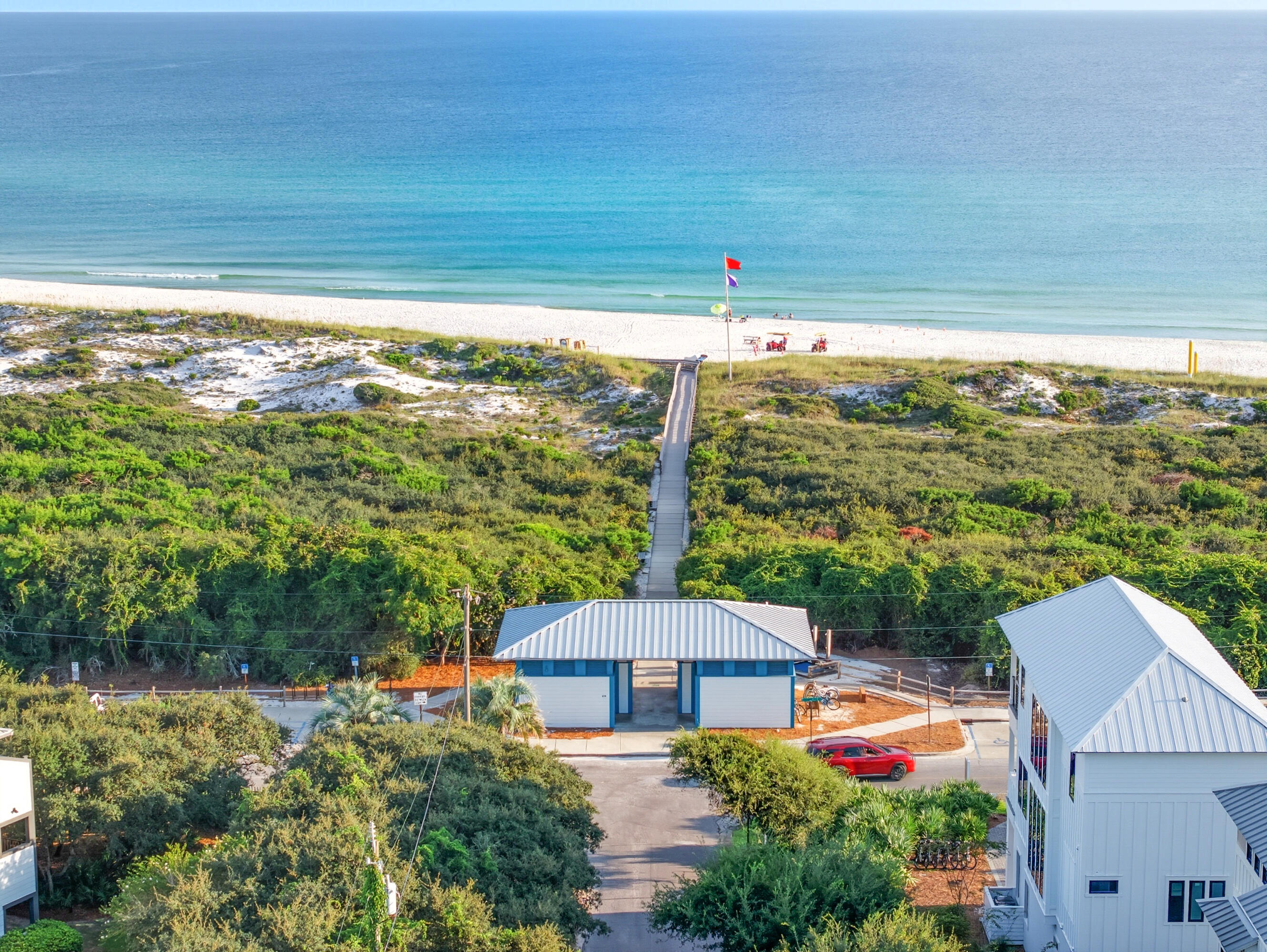 135 Grayling Way Inlet Beach, FL 32461 - Photo 48 of 61 a view of a swimming pool with an outdoor space and seating area