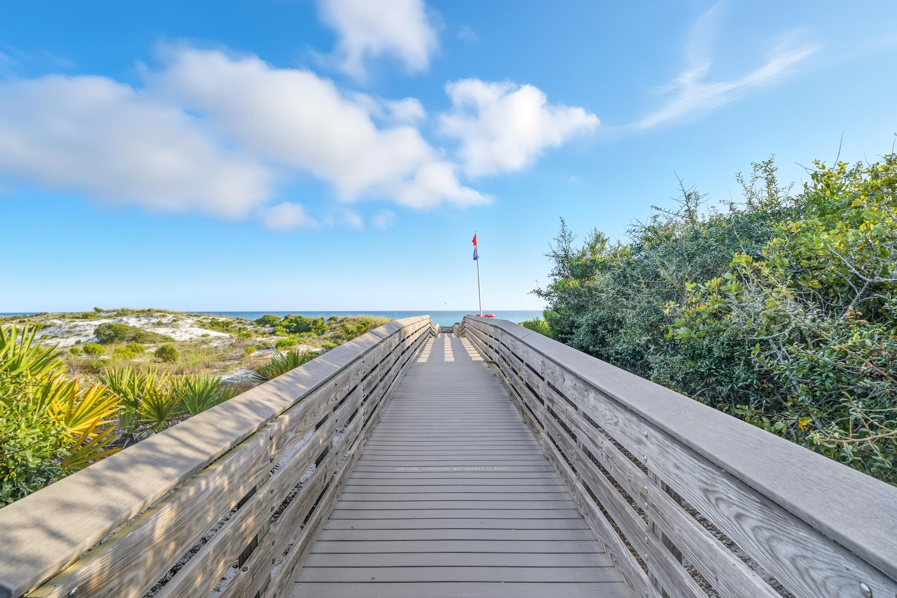 135 Grayling Way Inlet Beach, FL 32461 - Photo 50 of 61 a view of balcony with wooden floor and fence