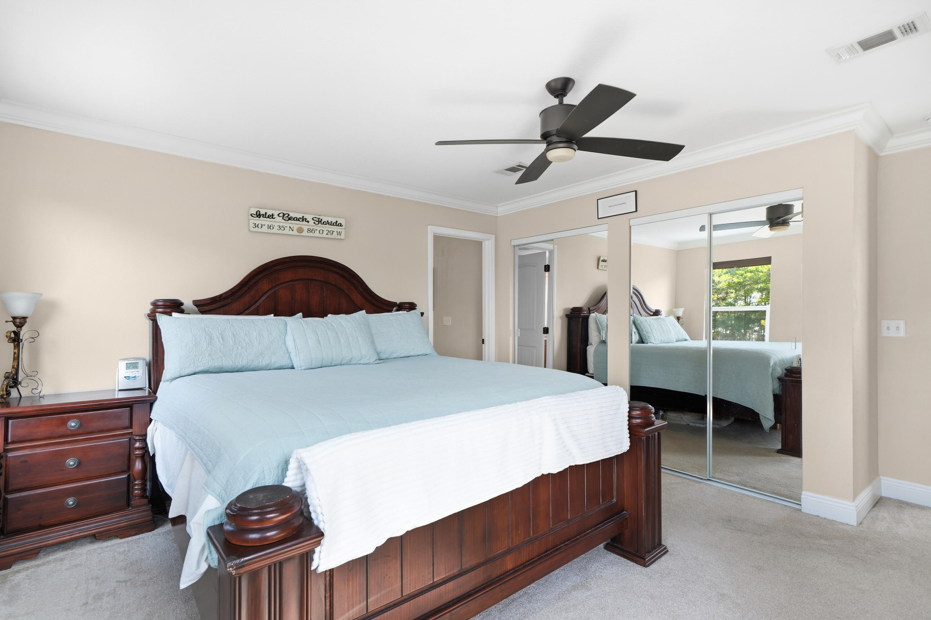 135 Grayling Way Inlet Beach, FL 32461 - Photo 5 of 61 a bed room with a bed and a window