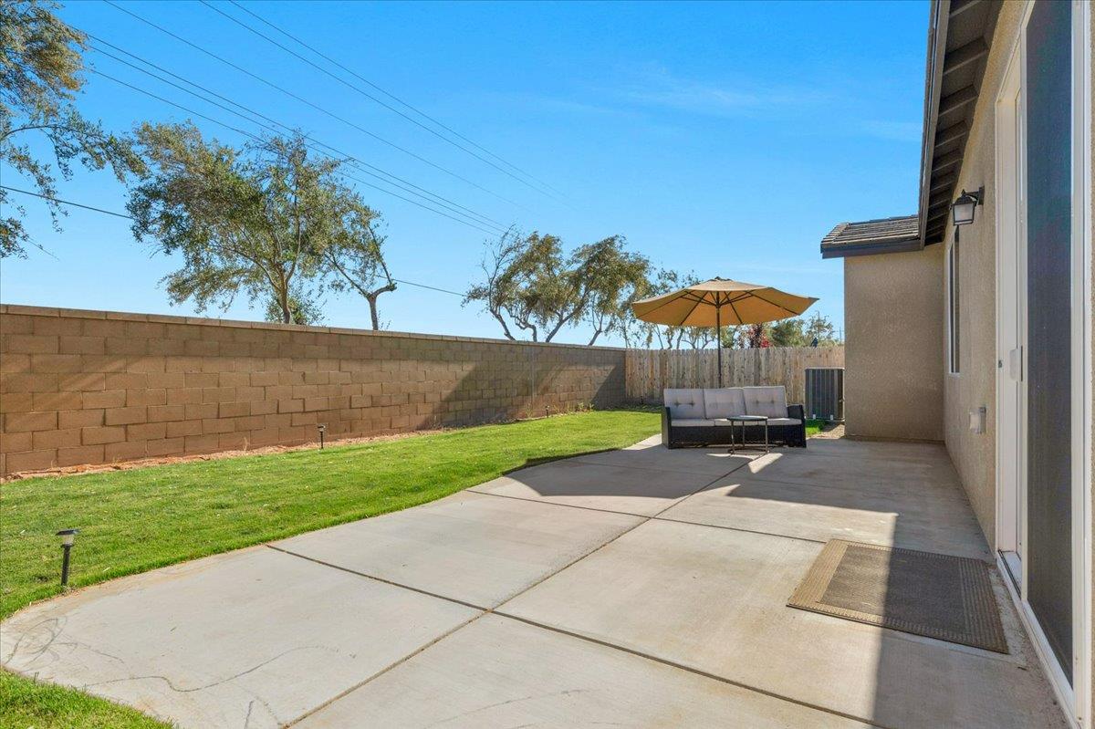 1183 Encore Way West Madera, CA 93636 - Photo 3 of 46 a view of backyard with outdoor space