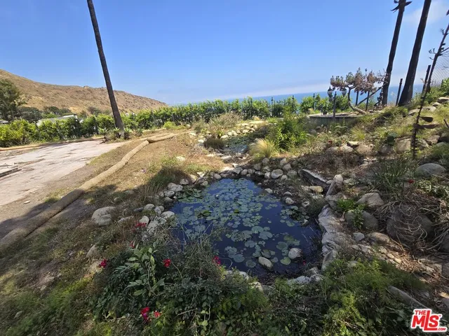 a view of lake and mountain