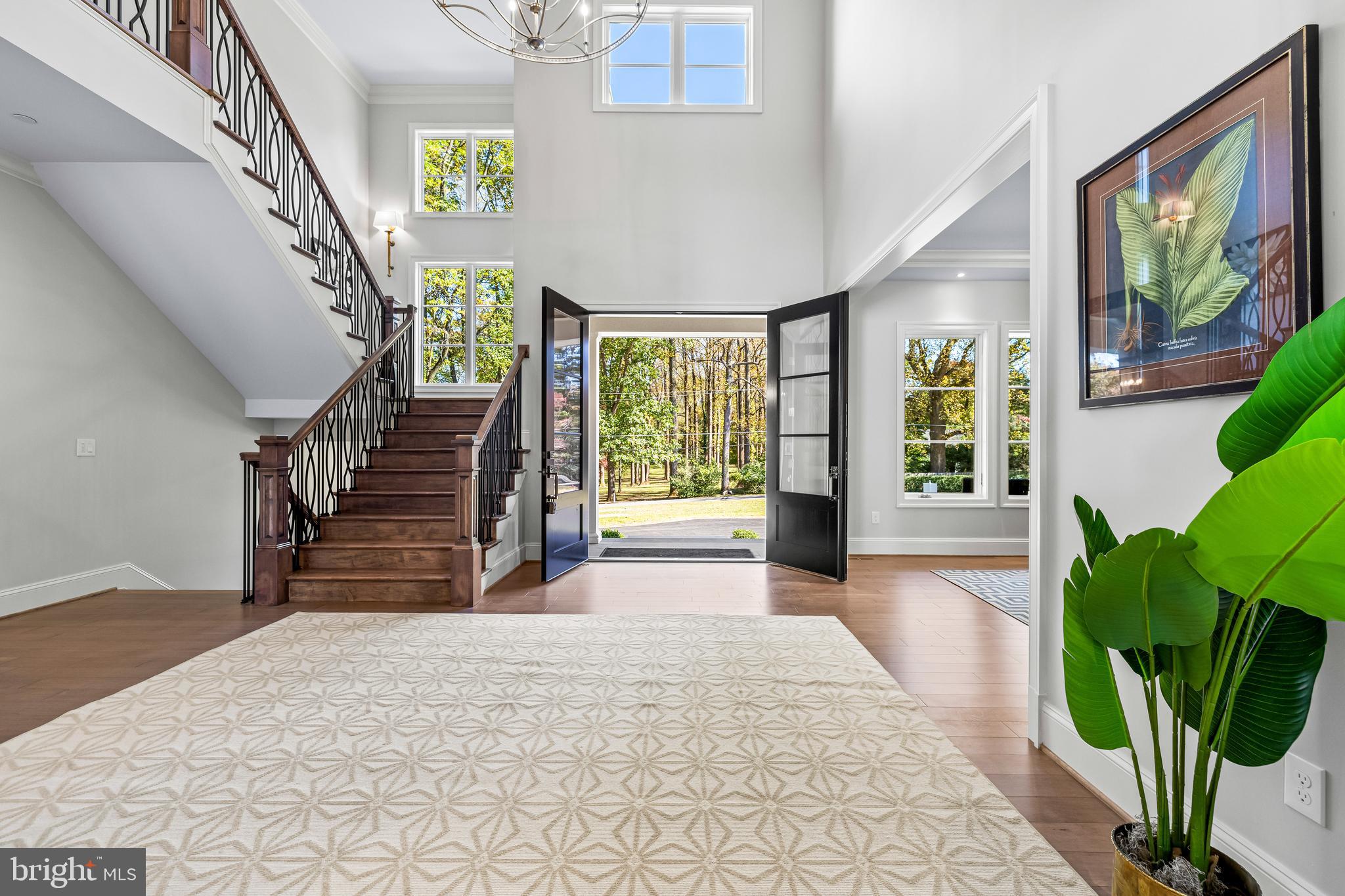 314 Golf Course Road Owings Mills, MD 21117 - Photo 16 of 112 a view of entryway and hall with wooden floor