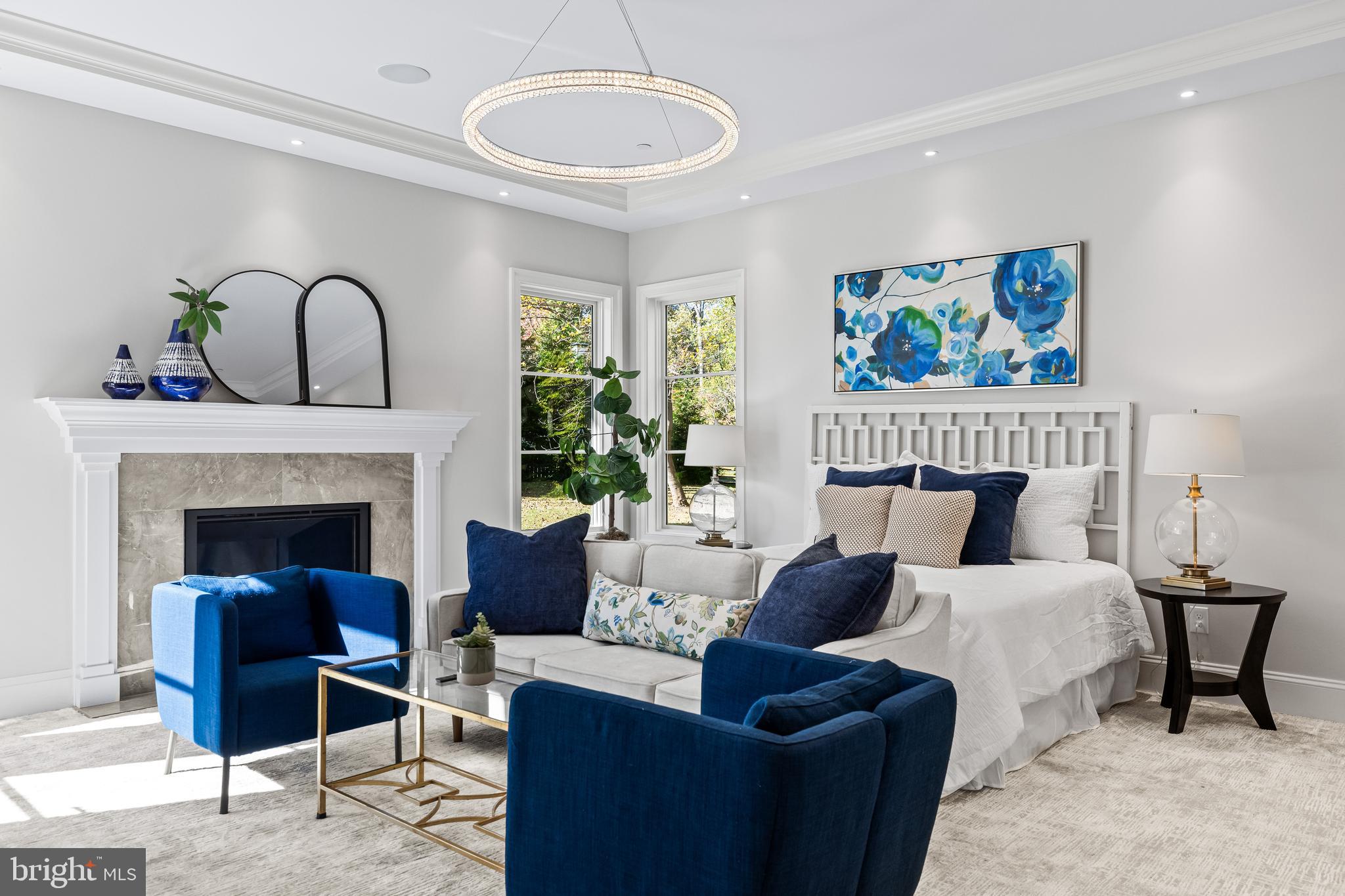 314 Golf Course Road Owings Mills, MD 21117 - Photo 49 of 112 a living room with furniture and a fireplace