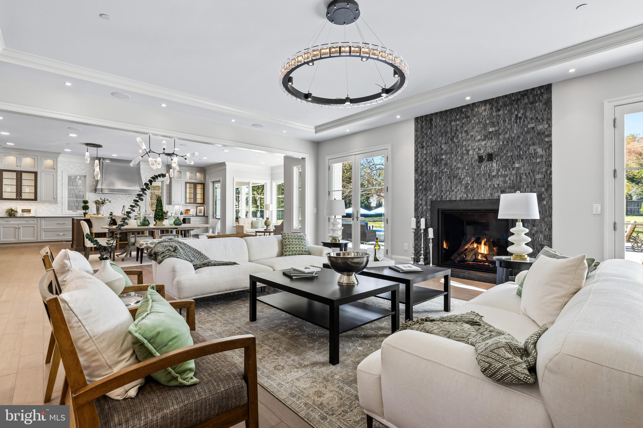 314 Golf Course Road Owings Mills, MD 21117 - Photo 67 of 112 a living room with furniture couches and a fireplace