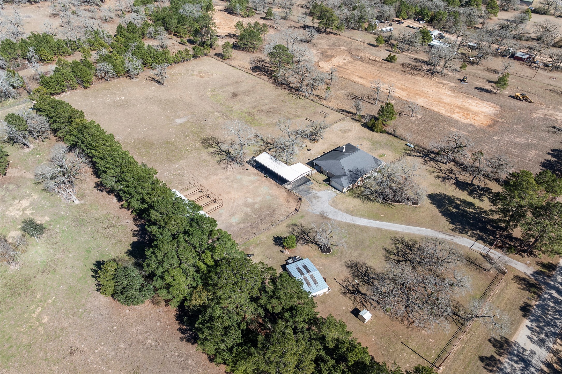 23530 Hargrave Road Hockley, TX 77447 - Photo 35 of 46 an aerial view of house with a yard