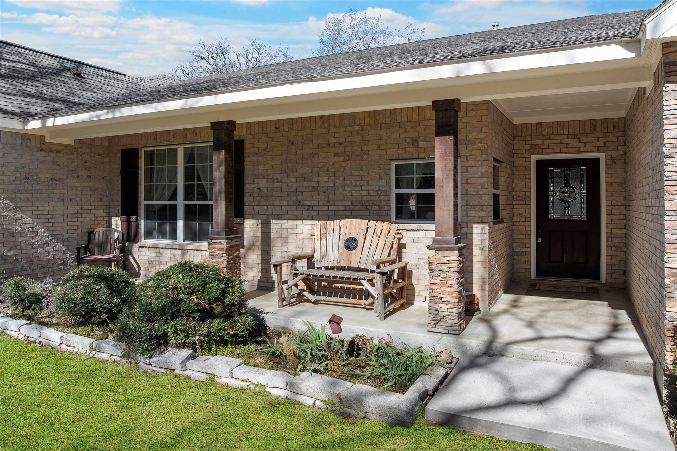 23530 Hargrave Road Hockley, TX 77447 - Photo 6 of 46 a front view of a house with a yard