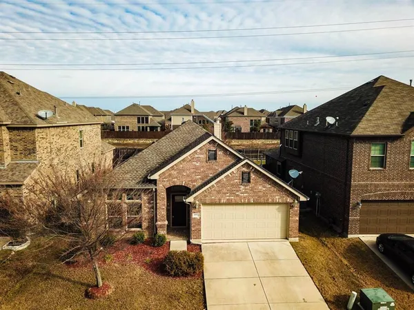 a view of a house with a patio