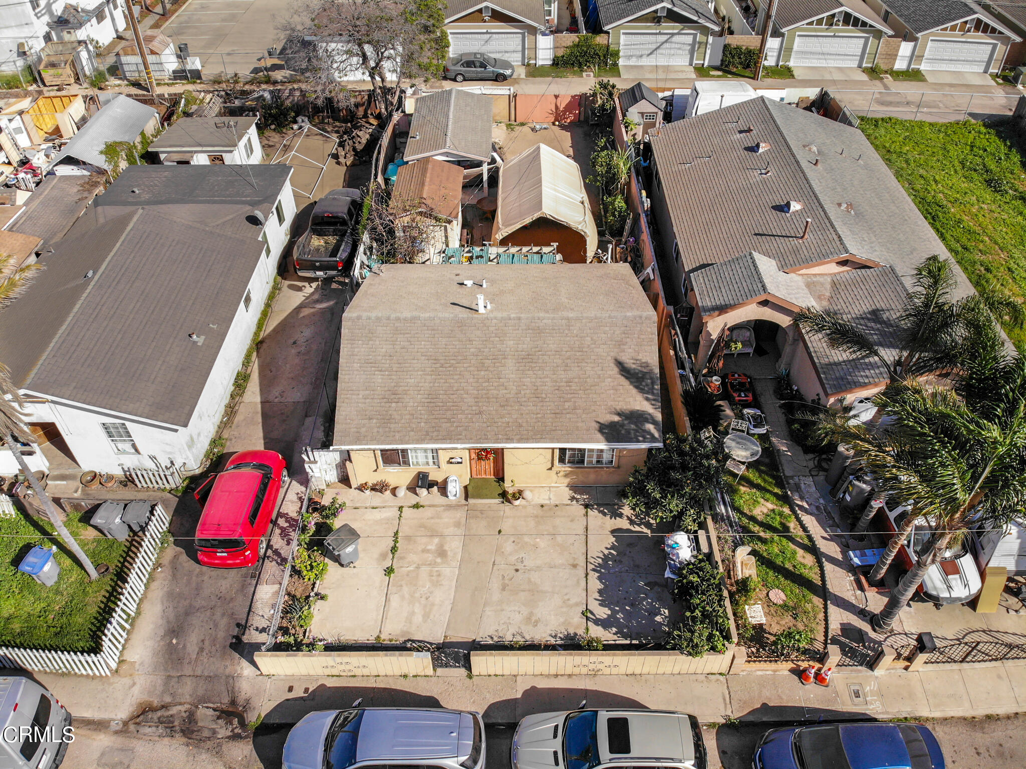 128 North Harrison Avenue Oxnard, CA 93030 - Photo 10 of 10 an aerial view of residential house with parking