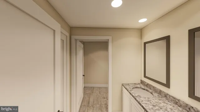 a black and white photo of a room