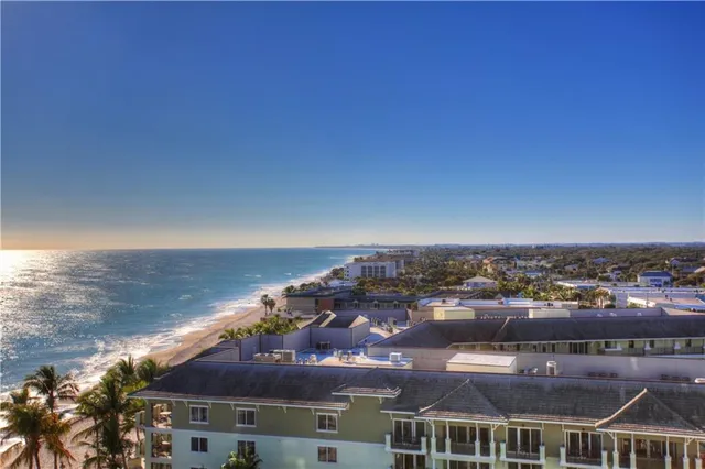 a city view with tall buildings