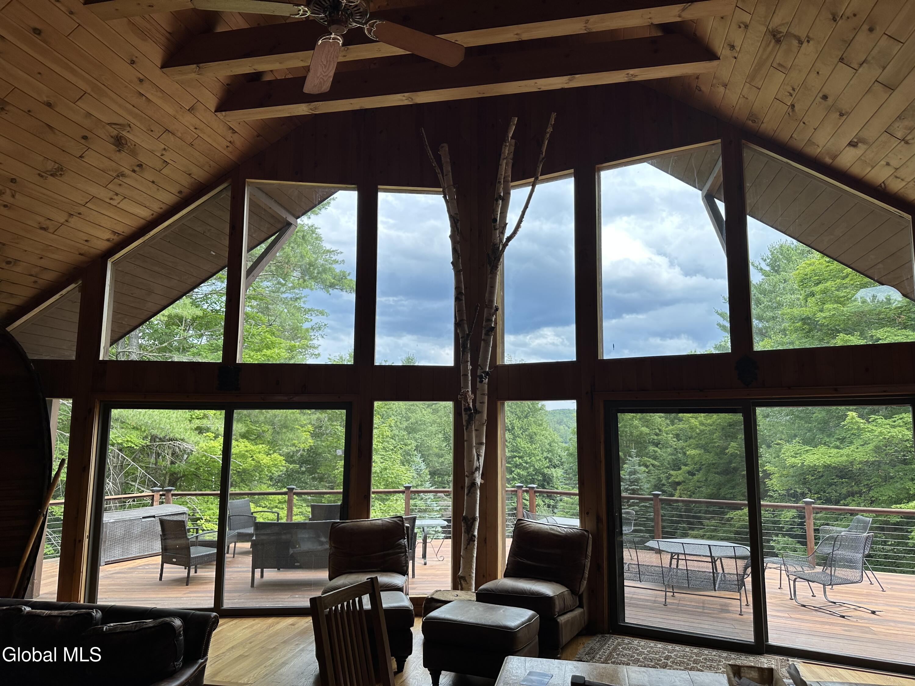 972 Friends Lake Road Chester, NY 12817 - Photo 6 of 53 Windows and vaulted ceiling