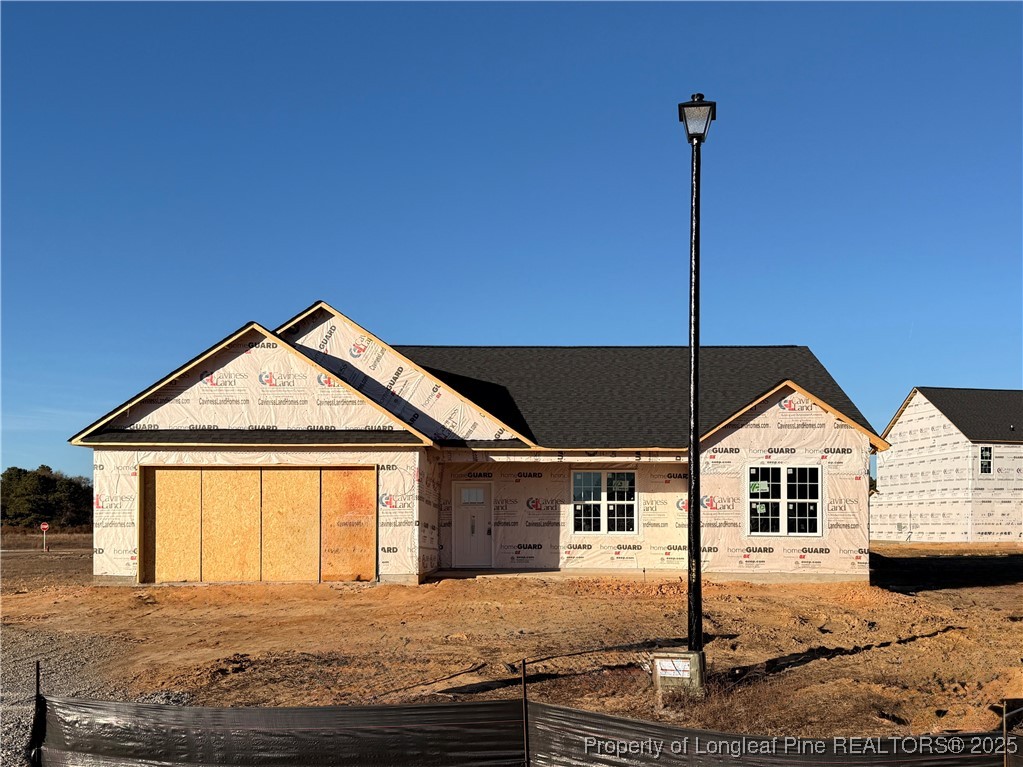a house view with a outdoor space