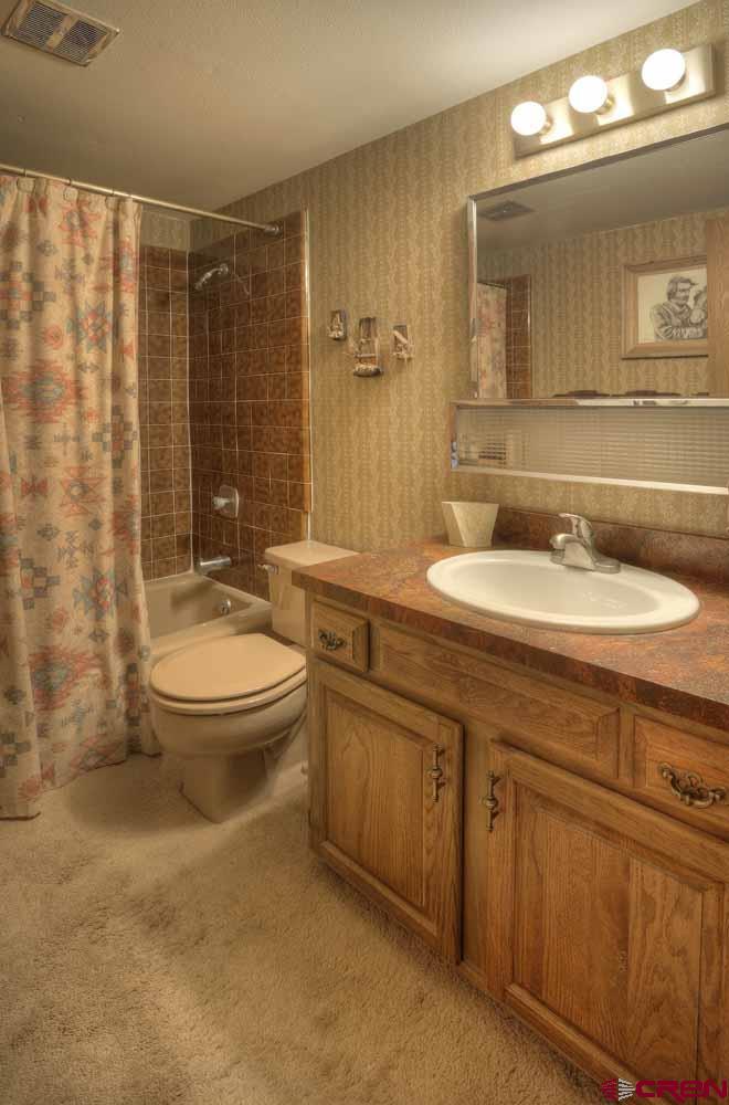 322 Sheol Street, Unit 7 Durango, CO 81301 - Photo 25 of 35 a bathroom with a sink toilet and shower