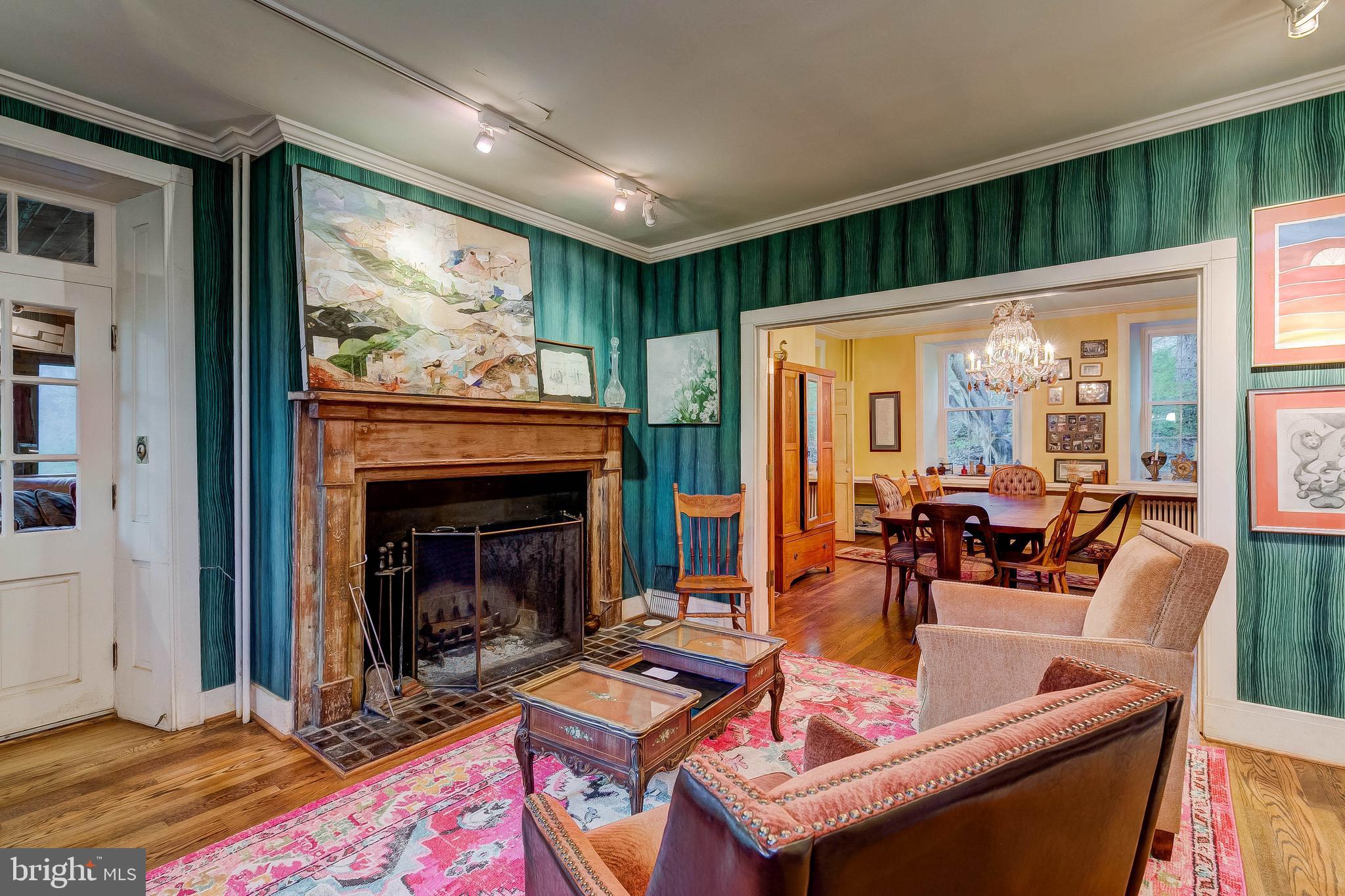 1449 Corbett Road Monkton, MD 21111 - Photo 31 of 34 a living room with furniture and a fireplace