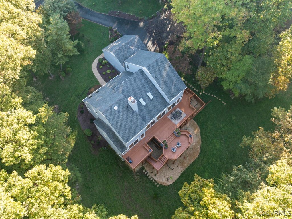 14006 Harbour Pointe Road Midlothian, VA 23112 - Photo 48 of 50 an aerial view of a house with a yard