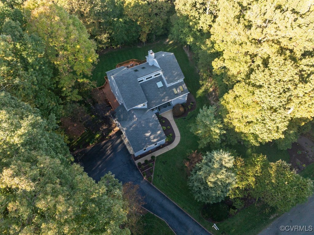14006 Harbour Pointe Road Midlothian, VA 23112 - Photo 49 of 50 an aerial view of a house with garden space and street view