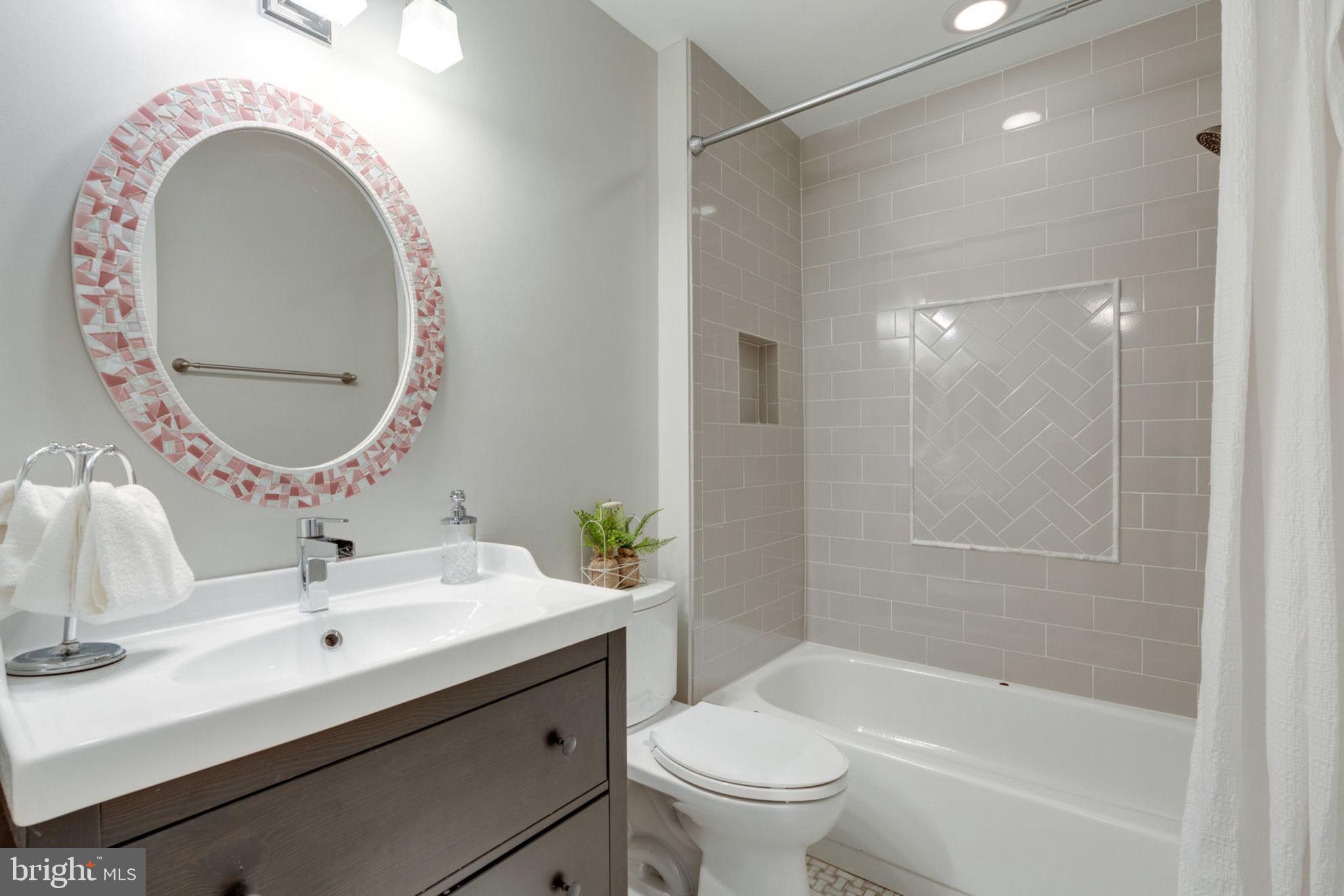 7903 Birchtree Court Springfield, VA 22152 - Photo 15 of 27 HALLWAY BATHROOM - RENOVATED